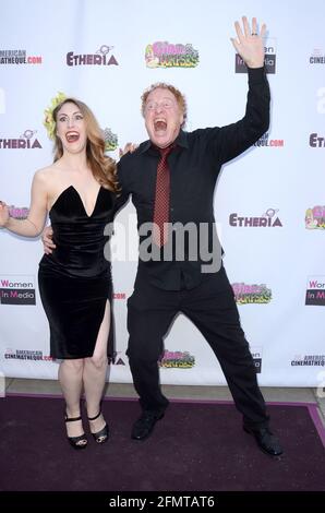 LOS ANGELES - JUN 3:  Anastasia Elfman, Richard Elfman at the Etheria Film Night 2017 at the Egyptian Theater on June 3, 2017 in Los Angeles, CA Stock Photo