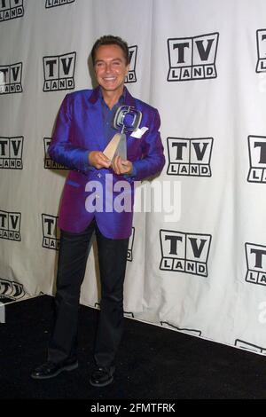 ©2003 KATHY HUTCHINS  / HUTCHINS PHOTO.THE TV LAND AWARDS:  A CELEBRATION OF CLASSIC TV .HOLLYWOOD, CA.MARCH 2, 2003..DAVID CASSIDY.. Stock Photo