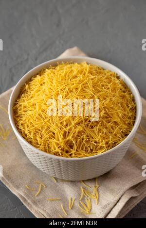 Raw Dry Filini Vermicelles Ready to Cook Stock Photo - Alamy