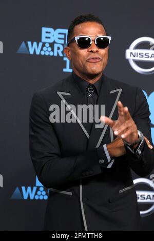LOS ANGELES - JUN 25:  Maxwell at the BET Awards 2017 at the Microsoft Theater on June 25, 2017 in Los Angeles, CA Stock Photo
