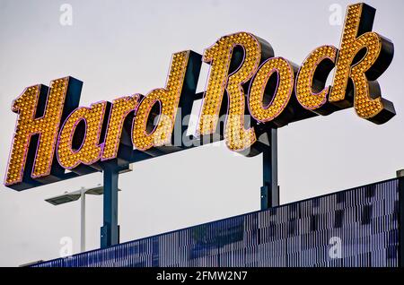 Hard Rock Hotel and Casino is pictured, May 1, 2021, in Biloxi, Mississippi. Stock Photo