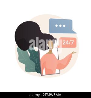 Custom service abstract concept vector illustration. Stock Vector