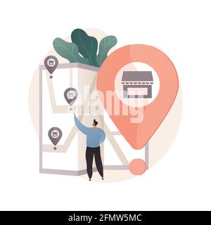 Franchising abstract concept vector illustration. Stock Vector