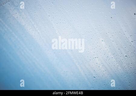Waterdrops white and blue seamless texture close up. Natural background. Nature concept. Advertising place. High quality photo Stock Photo