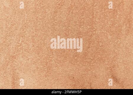 Top view texture of wet beach sand after summer rain as abstract background Stock Photo