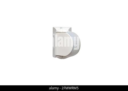 Motion sensor with adjustable head, isolated on a white background with a clipping path. Stock Photo