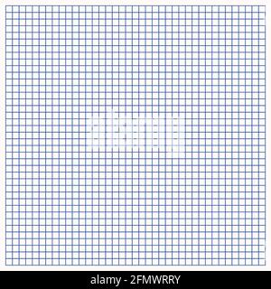 Graph paper. Abstract grid color squared background. Geometric plotting paper for school education, wallpaper, textures, notebook. Lined sheet blank Stock Vector