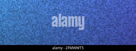 Abstract blue low poly background as panorama header Stock Photo