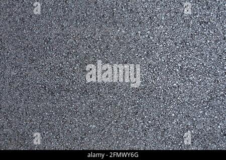 New asphalt texture background. Top view. New paved road surface asphalt background. Asphalt road under light Stock Photo