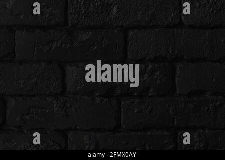 Abstract urban background. Modern dark gray brick wall texture Stock Photo