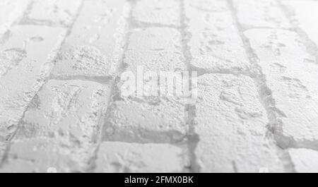 Abstract urban background. Modern white brick wall texture Stock Photo