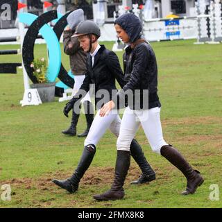 Charlotte Casiraghi beim Internationalen Springreitturnier in Valkenswaard in Holland.  Am 3. August 1986 kam sie in Monte Carlo als Charlotte Marie P Stock Photo