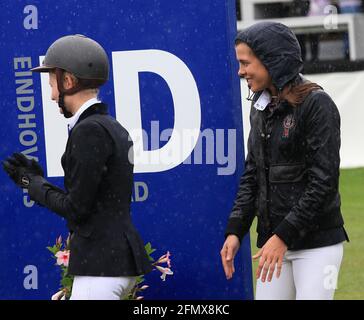 Charlotte Casiraghi beim Internationalen Springreitturnier in Valkenswaard in Holland.  Am 3. August 1986 kam sie in Monte Carlo als Charlotte Marie P Stock Photo