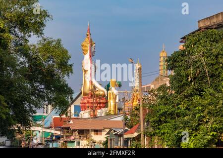 Wat Khunchan Warmattaya Panthasaram, Bangkok, Thailand Stock Photo