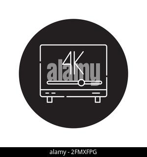 4k quality black glyph icon. Pictogram for web page, mobile app, promo. UI UX GUI design element. Editable stroke. Stock Vector