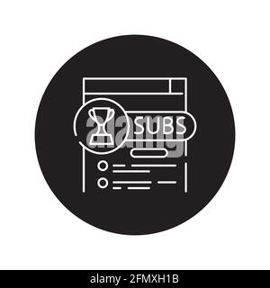 4k quality black glyph icon. Pictogram for web page, mobile app, promo. UI UX GUI design element. Editable stroke. Stock Vector