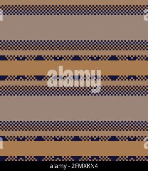 Christmas fair isle pattern background for fashion textiles, knitwear and graphics Stock Vector