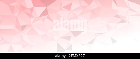 low poly abstract modern background. bright colors chaotic triangles of variable size and rotation. Minimalist layout for business card landing page w Stock Vector
