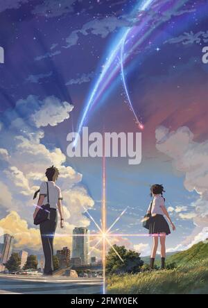 Your Name Kimi no na wa Year : 2016 Japan Director : Makoto Shinkai Animation Stock Photo