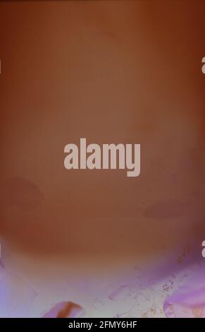 Abstract Orange Textured Film Background Stock Photo