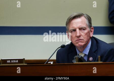U.S. Rep. Paul Gosar (R-AZ) attends a House Oversight and Reform Committee hearing titled “The Capitol Insurrection: Unexplained Delays and Unanswered Questions,” regarding the January 6 attack on the U.S. Capitol, on Capitol Hill in Washington, U..S., May 12, 2021 Photo by Jonathan Ernst/Pool/ABACAPRESS.COM