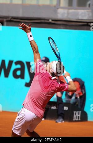 Casper Ruud of Norvegien during the Mutua Madrid Open 2021, Masters 1000 tennis tournament on May 4, 2021 at La Caja Magica in Madrid, Spain - Photo Laurent Lairys / DPPI Stock Photo