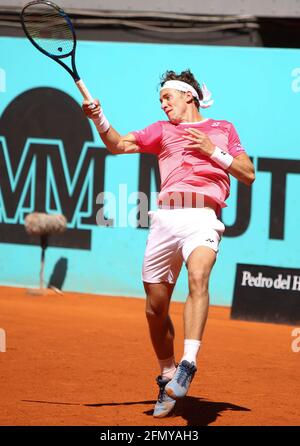 Casper Ruud of Norvegien during the Mutua Madrid Open 2021, Masters 1000 tennis tournament on May 4, 2021 at La Caja Magica in Madrid, Spain - Photo Laurent Lairys / DPPI Stock Photo