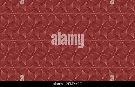 Red seamless geometric pattern. Abstract background for wallpaper, texture, fabric and other designs. 4K Resolution. Vector. Stock Vector