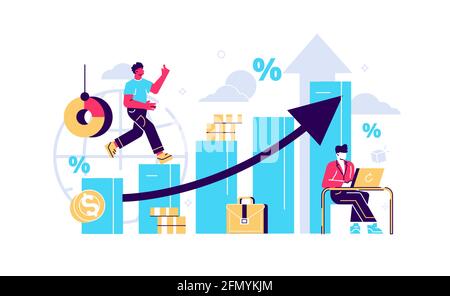 Banking, business analysis and wealth financial management Stock Vector
