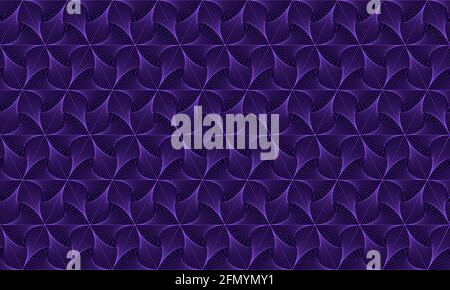Purple seamless geometric pattern. Abstract background for wallpaper, texture, fabric and other designs. 4K Resolution. Violet. Vector. Stock Vector