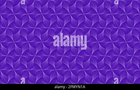 Purple seamless geometric pattern. Abstract background for wallpaper, texture, fabric and other designs. 4K Resolution. Violet. Vector. Stock Vector