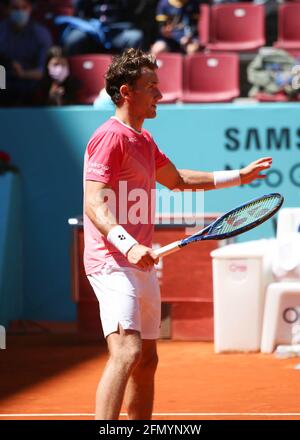 Casper Ruud of Norvegien during the Mutua Madrid Open 2021, Masters 1000 tennis tournament on May 4, 2021 at La Caja Magica in Madrid, Spain - Photo Laurent Lairys / DPPI Stock Photo