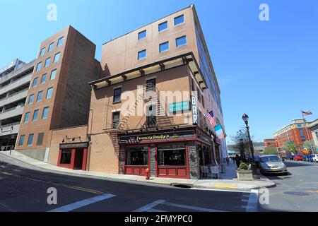 Main St. Yonkers New York Stock Photo