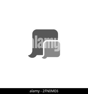 kid education lesson talk cute design logo vector Stock Vector