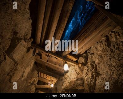 Techatticup Mine is a historical gold mine in Eldorado Canyon, NV, USA Stock Photo