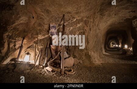 Techatticup Mine is a historical gold mine in Eldorado Canyon, NV, USA Stock Photo