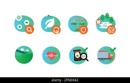 Natural Product Benefits Illustration for Consumer Vector Stock Vector