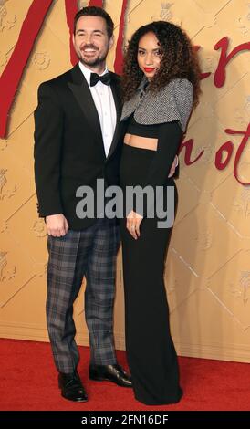 Dec 10, 2018 - London, England, UK - Mary Queen of Scots European Premiere     Photo Shows: Martin Compston and Tianna Chanel Flynn Stock Photo