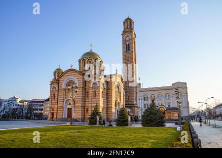 Banja Luka, Bosnia and Herzegovina. February 8, 2020. Christ the Savior Orthodox Cathedral. Stock Photo