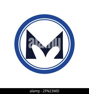 Letter M Business corporate abstract unity vector logo design templateLetter M Logo Template vector icon design Stock Vector