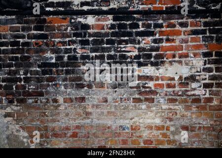 Brick wall. Stone abstract texture. Surface grunge backdrop. Dirty effect pattern. Material background. Graphic resource. Stock Photo