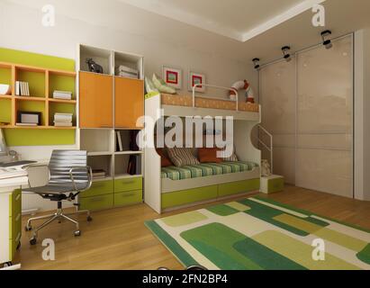 Modern interior design. Stock Photo