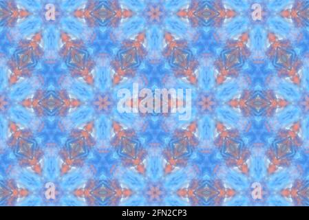 Abstract Seamless Geometric Patterns Kaleidoscope Stock Photo