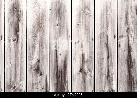 Gray and white background with old weathered wooden planks Stock Photo