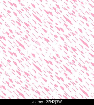 Spray seamless pattern. Pink blots on white background vector illustration. Stock Vector