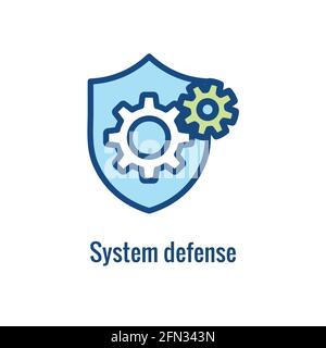 Certified Ethical Hacking icon showing security or hacking idea Stock Vector