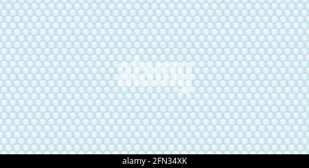 Seamless pattern of the bubble wrap hexagonal elements Stock Vector