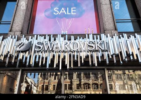 Swarovski store sign in Munich
