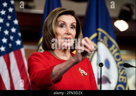 May 13, 2021 - Washington, DC, United States: House Speaker Nancy ...