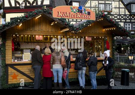Rudesheim Christmas Market Stock Photo